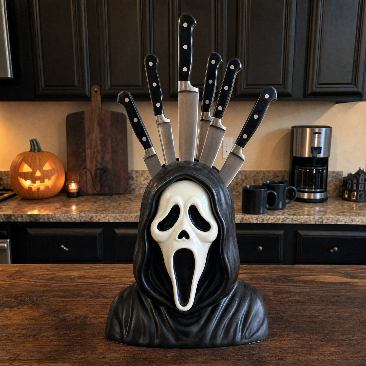 Horror Knife Block