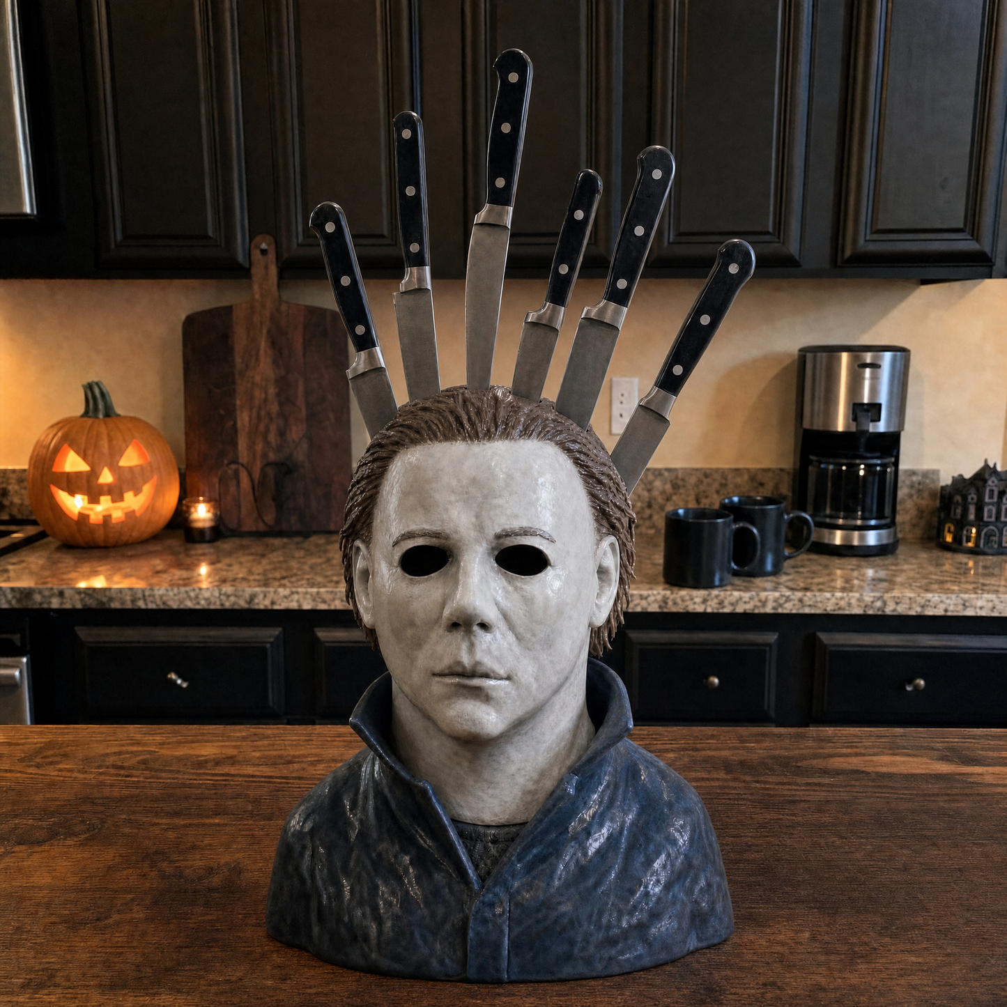 Horror Knife Block