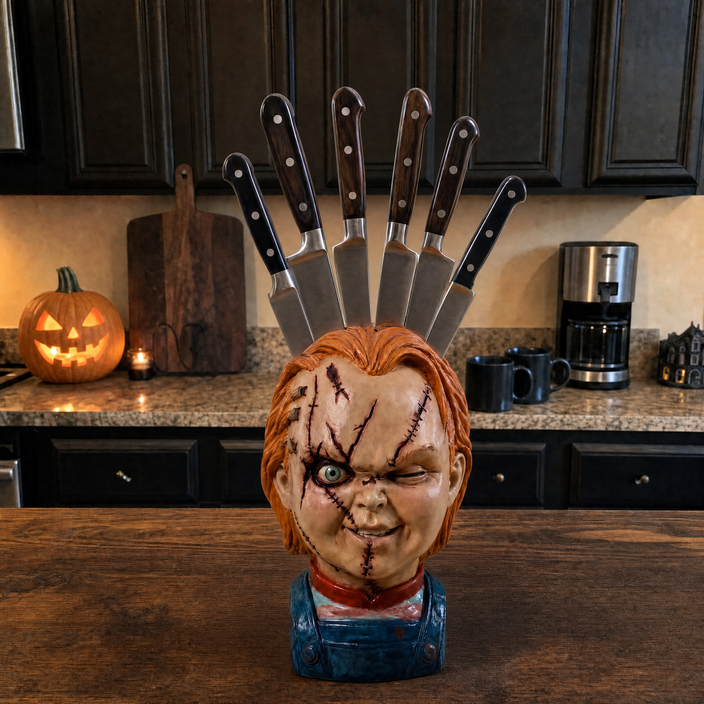 Horror Knife Block
